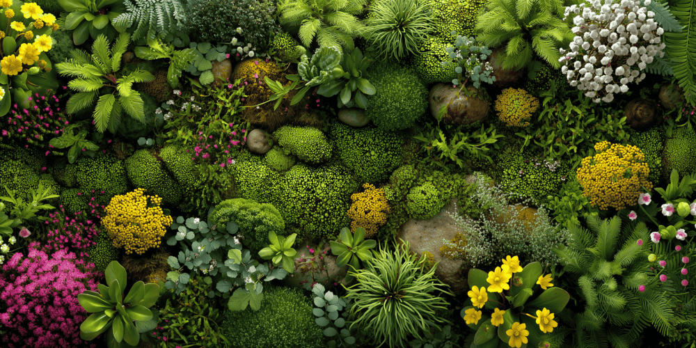 Sedumdak planten groen onderhoud