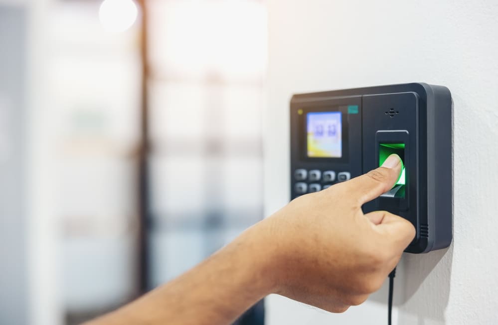 biometrische sloten met vingerscan